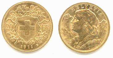 20 Fr. Goldvreneli